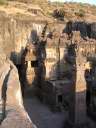 Храм Кайлас, общий вид со скалы