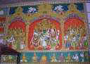 Мадурай. фрагмент росписи храма - свадьба  Минакши и Сундарешвара